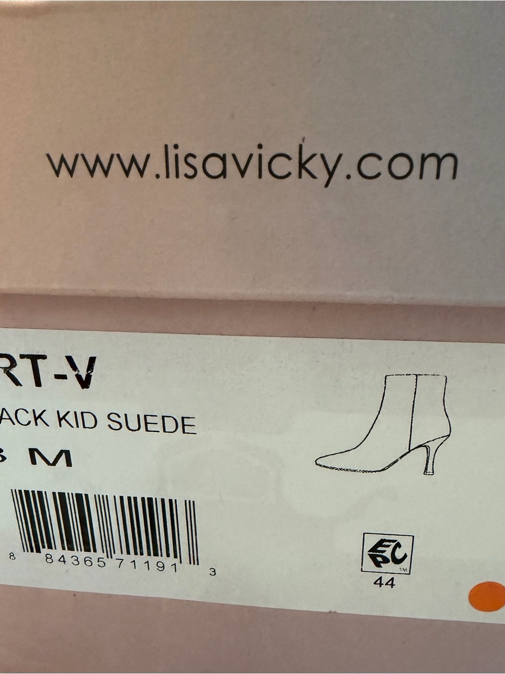 Women’s Black Suede Pointed-Toe Ankle Booties - Picture 8 of 9